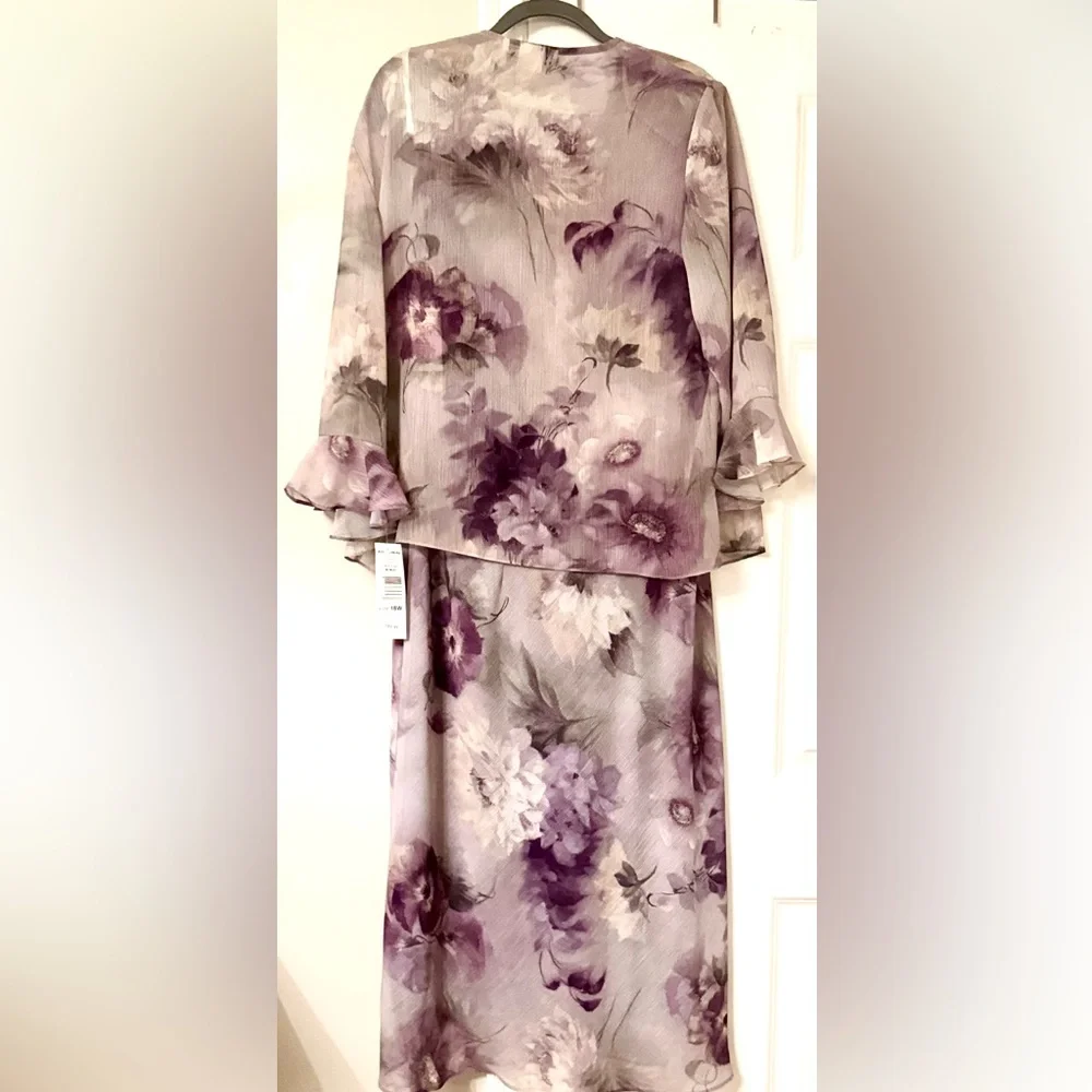 JESSICA HOWARD Full Length gown w/ jacket Size 18W - Picture 2 of 11